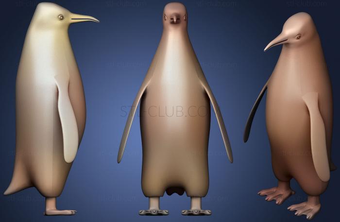 3D модель Императорский пингвин (STL)